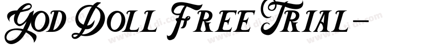 God Doll Free Trial字体转换